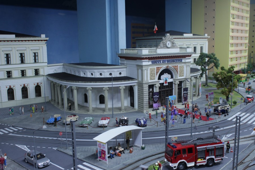 Miniaturowy wrocławski dworzec